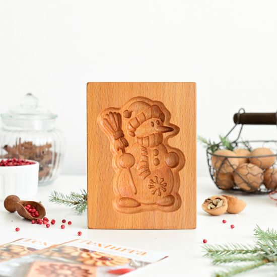 Пряничная доска Снеговик