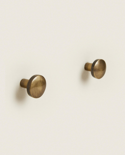 Мебельная ручка Zara Home, 2.3х2.3х2.3 см, латунь, 2 шт., 7378/555