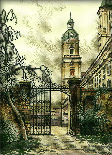 "Городская калитка"-R169  вышивка