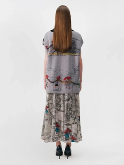 Жилет принтованный OLA OLA