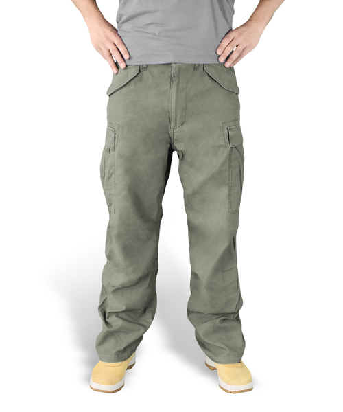 Брюки карго  Surplus Vintage Fatigues Trousers (олива - olive)