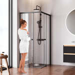 Душевое ограждение 100x80 см, без поддона AM.PM X-Joy W94G-403-100280-BT1K