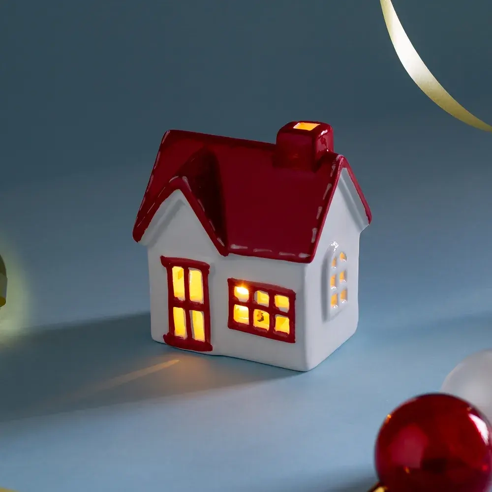 СТАТУЭТКА "ДОМИК" С LED-ПОДСВЕТКОЙ 9,5Х7Х11 СМ