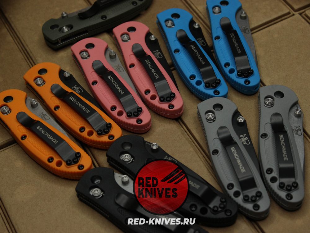 Нож Benchmade 556 Griptilian Mini - зеленый нейлон, клинок стоунвош RK/Н36