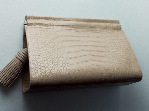 Клатч VERONA серого цвета