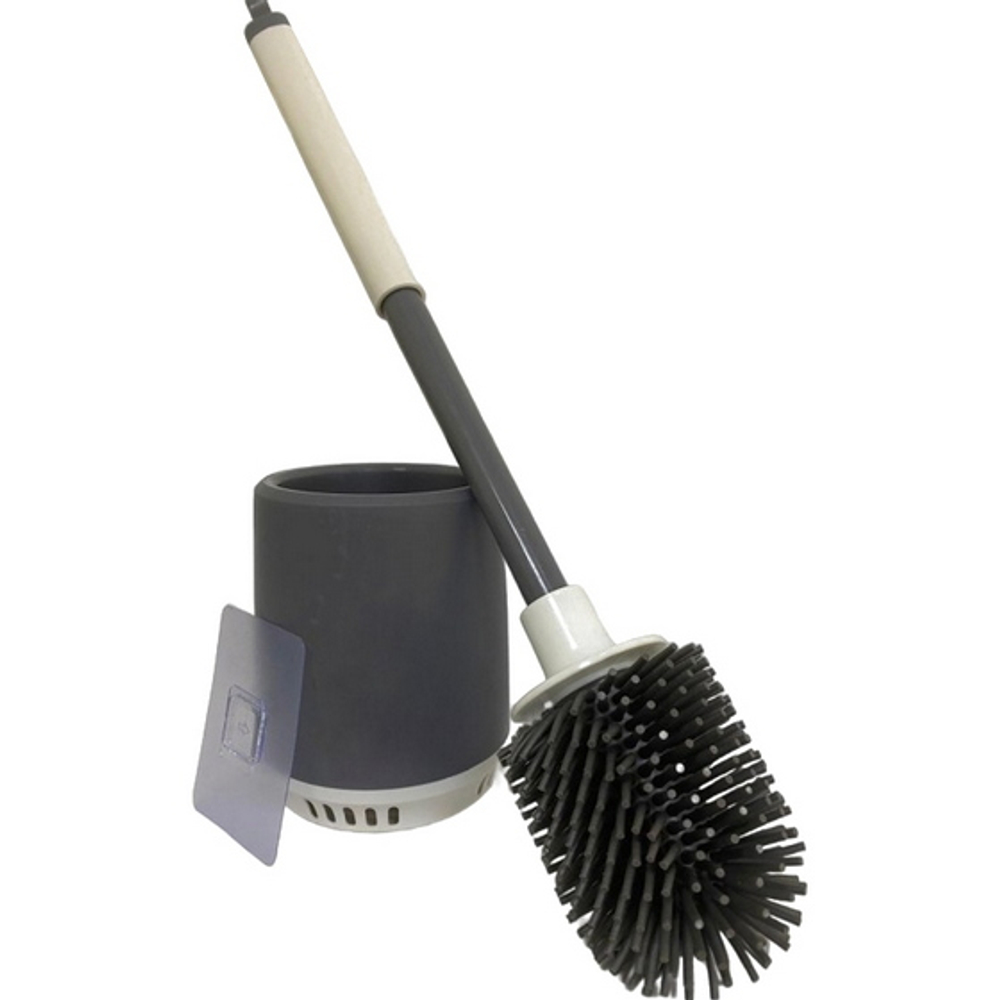 Ерш напольный с силиконовой щеткой круглый Zalel HD5611