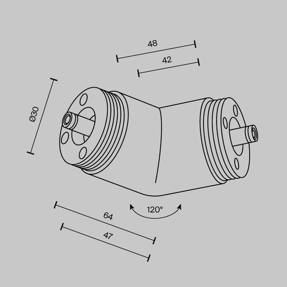 Аксессуар Maytoni Technical CA018LWC-B