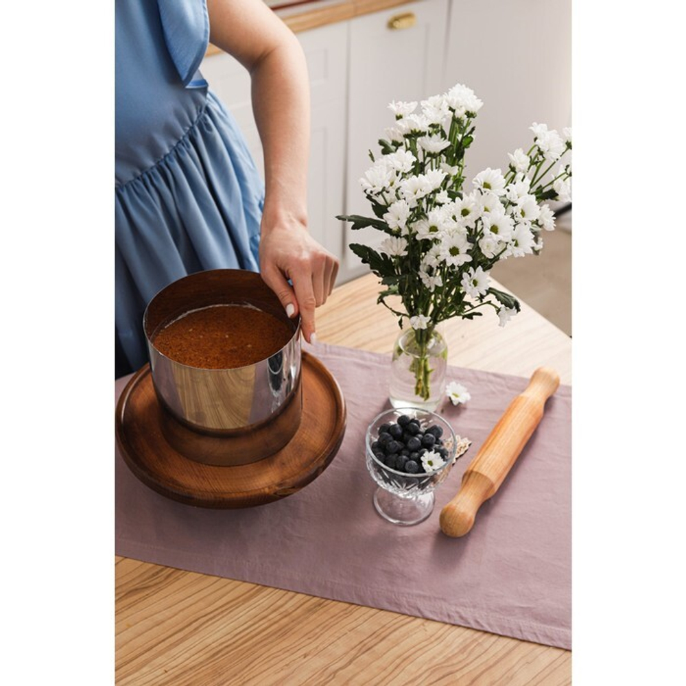 Набор колец d=10-20 см, h=15 см, нержавеющая сталь, 6 шт.