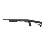 Телескопический складной приклад с патронташем Remington 870/750, DLG Tactical. Черный