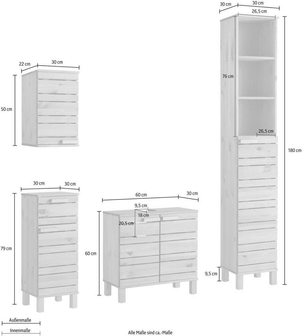Шкаф для одежды 30х30х180, Джосси, распашной для одежды, для ванной комнаты деревянный, белый, Dipriz