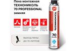 Технониколь Пена проф Professional 70 зимняя 1000мл 885г 70л