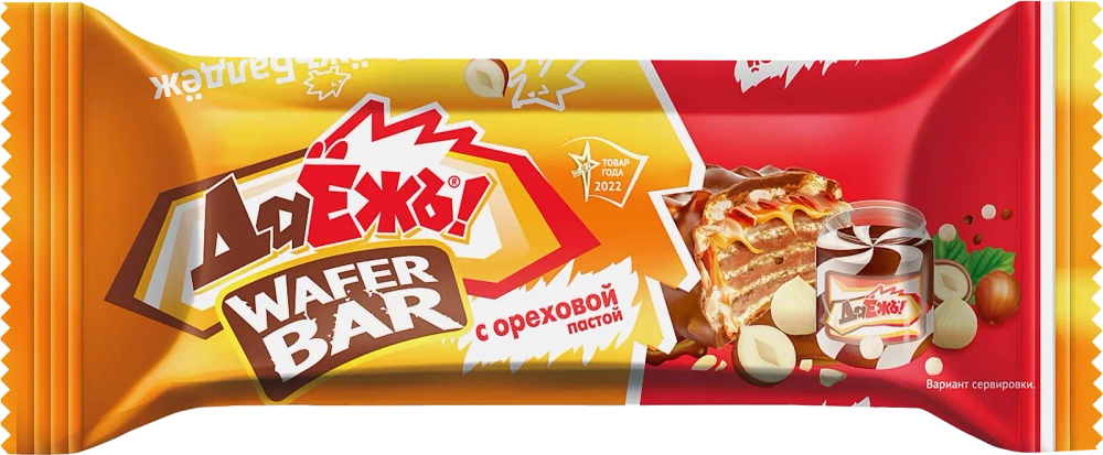 Шоколадный батончик Даёжъ с ореховой пастой 40г