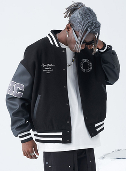 Бомбер HARSHandCRUEL "The New Century Back Logo" Varsity Jacket