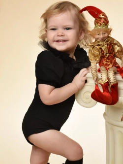 Боди с декоративным воротничком