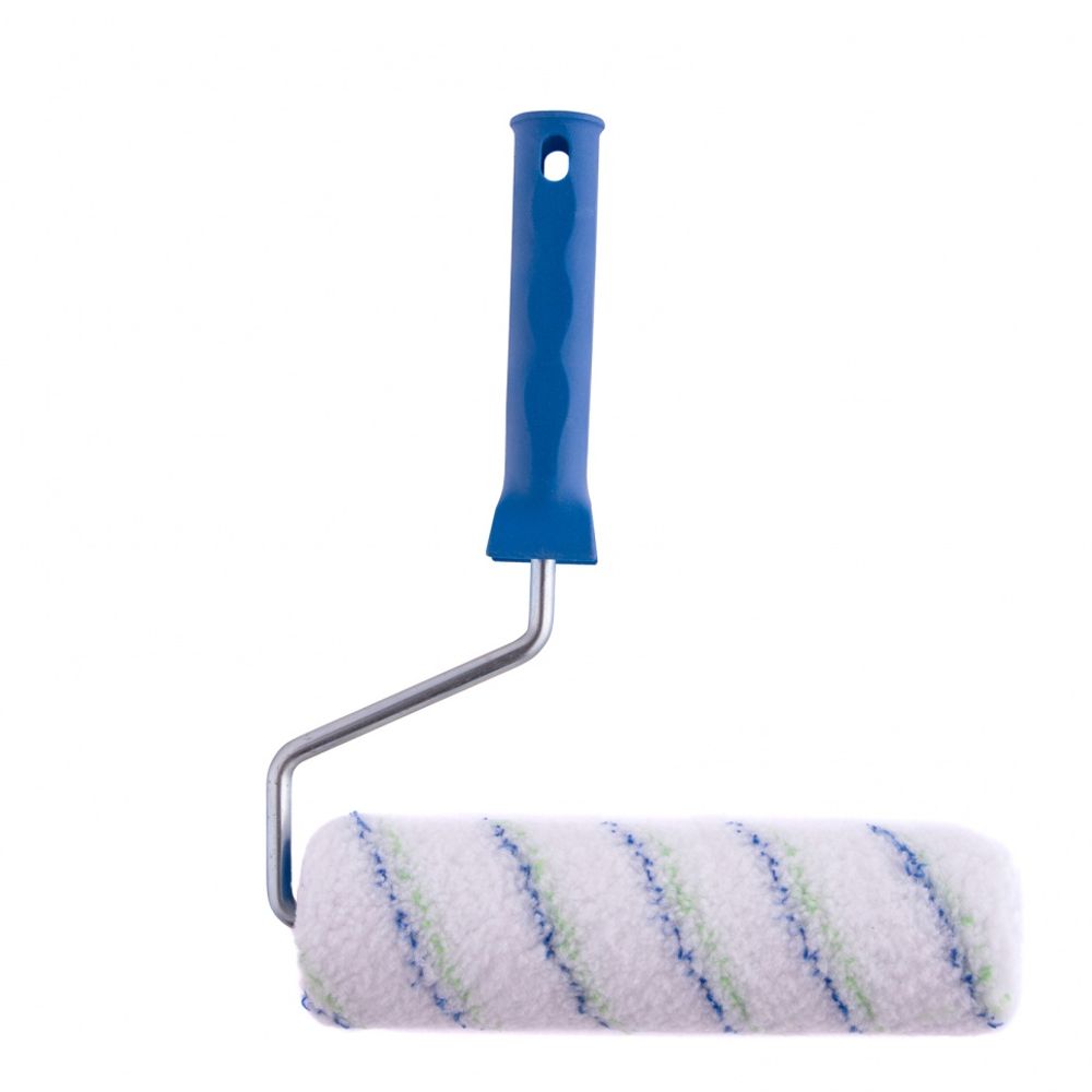 80137 Валик "Водные краски", 250 мм, ворс 12 мм, D 48 мм, D ручки 8 мм, полиэстер Сибртех