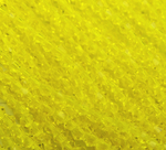ББ006НН3 Хрустальные бусины "биконус", цвет: желтый прозрачный, размер 3 мм, кол-во: 95-100 шт.