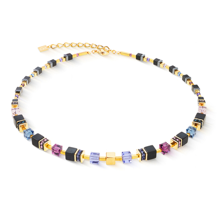 Колье Coeur de Lion Black-Purple 3043/10-1308