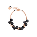 Браслет Coeur de Lion Black 4937/30-1300 цвет чёрный, золотой