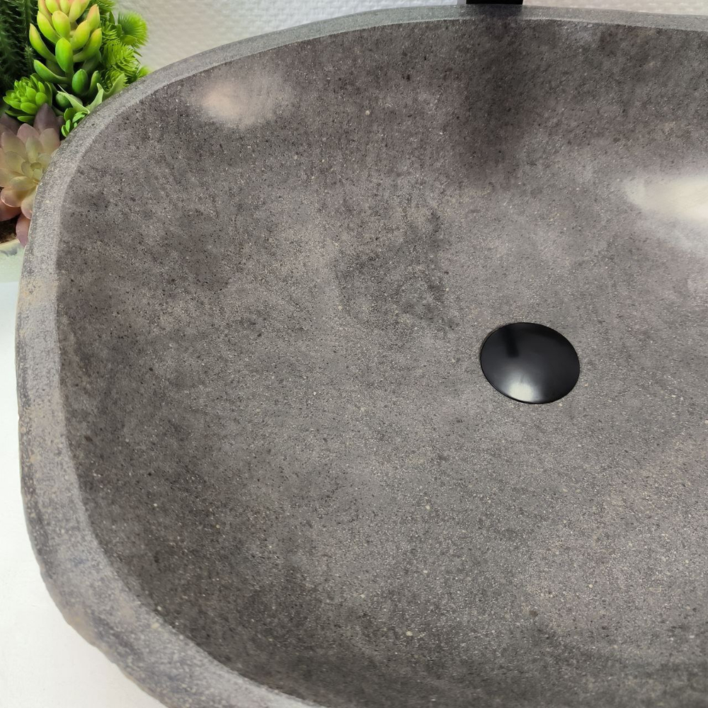 Раковина из речного камня RS-63548 (60*49*16) 0124