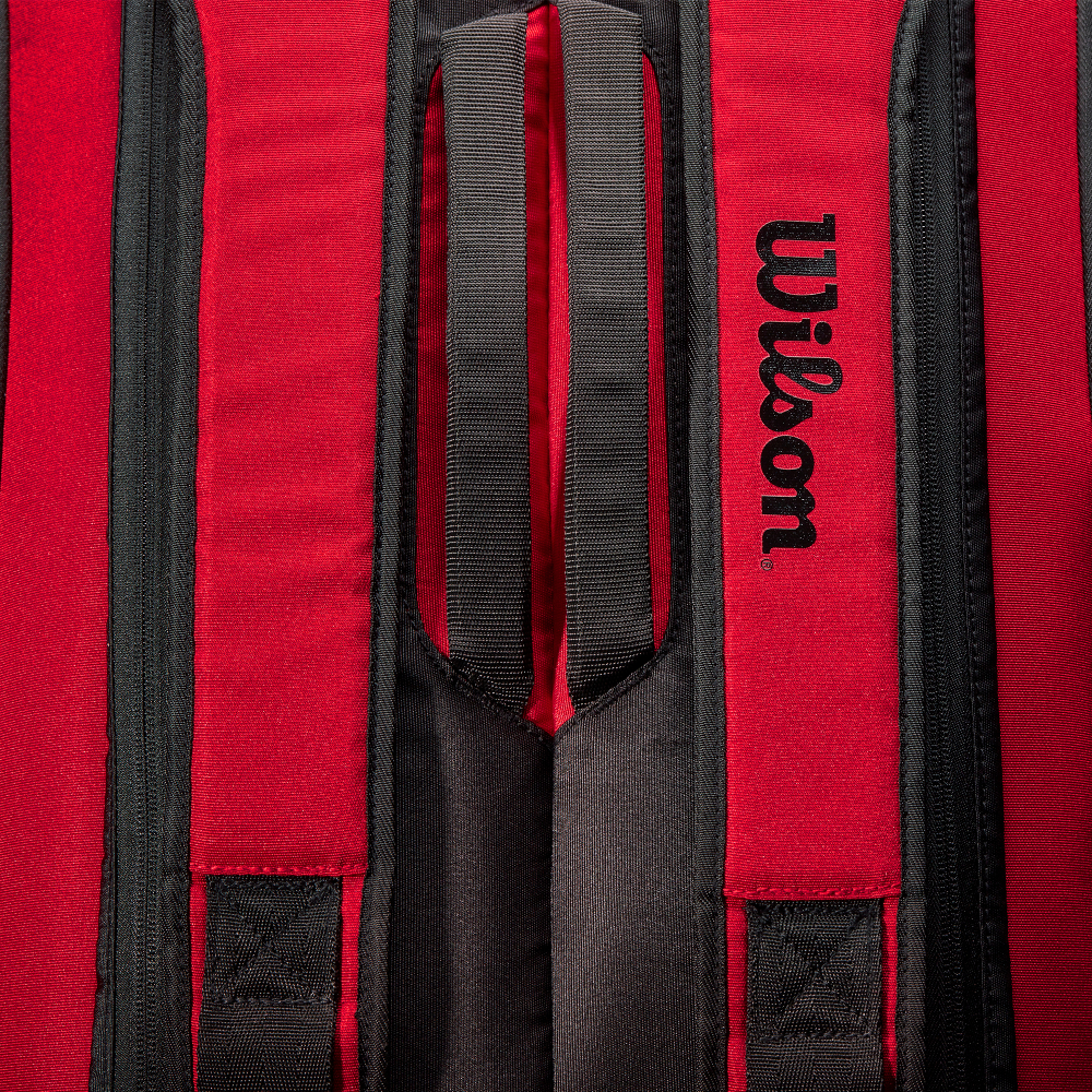 Теннисная сумка Wilson Super Tour 9 PK Clash V2.0 - Red