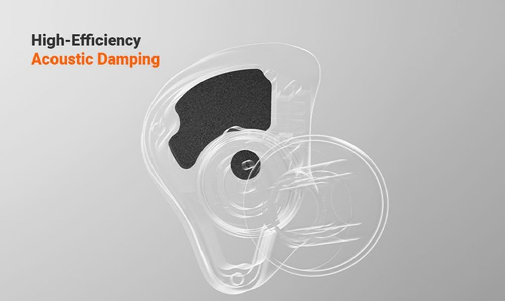 Наушники проводные Fosi Audio IM4 Obsidian, без микрофона, внутриканальные, 3.5 мм, черные