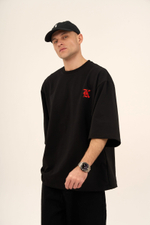 Футболка KUL'TURA "HYPERSIZE GOTH LOGO K" Черный