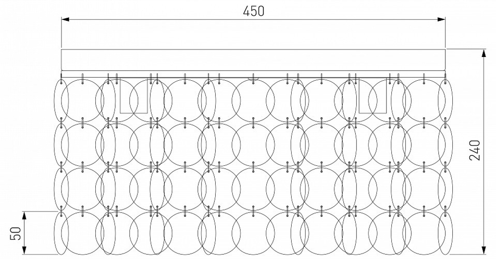 Подвесная люстра Eurosvet Sandra 60084/5