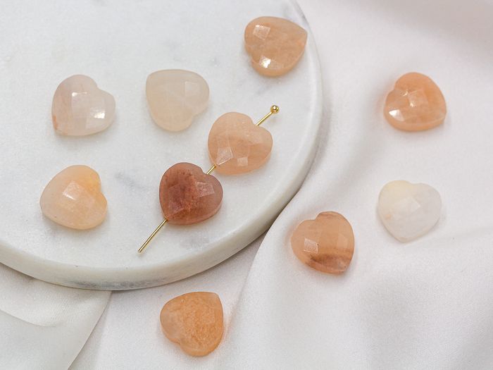 Бусины сердце