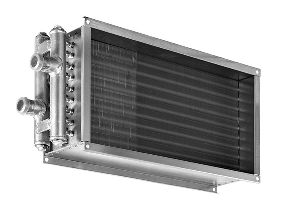 Водяные нагреватели для прямоугольных каналов ZWS 400x200-2