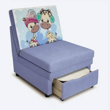 Кресло-кровать "Экономик" Студия-Ф, велюр Candy 08