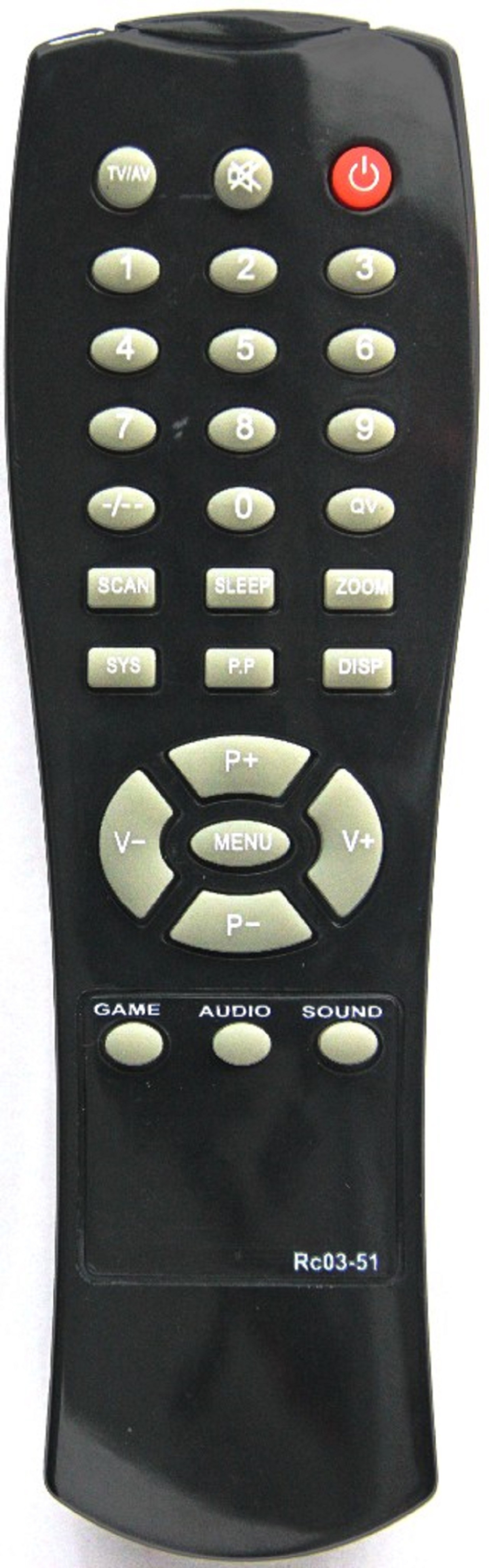 Пульт RC03-51 (RC03-P5+) для Supra / Akai / Sansui