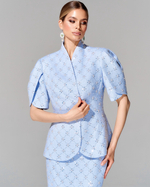 Приталенный жакет из премиального твида