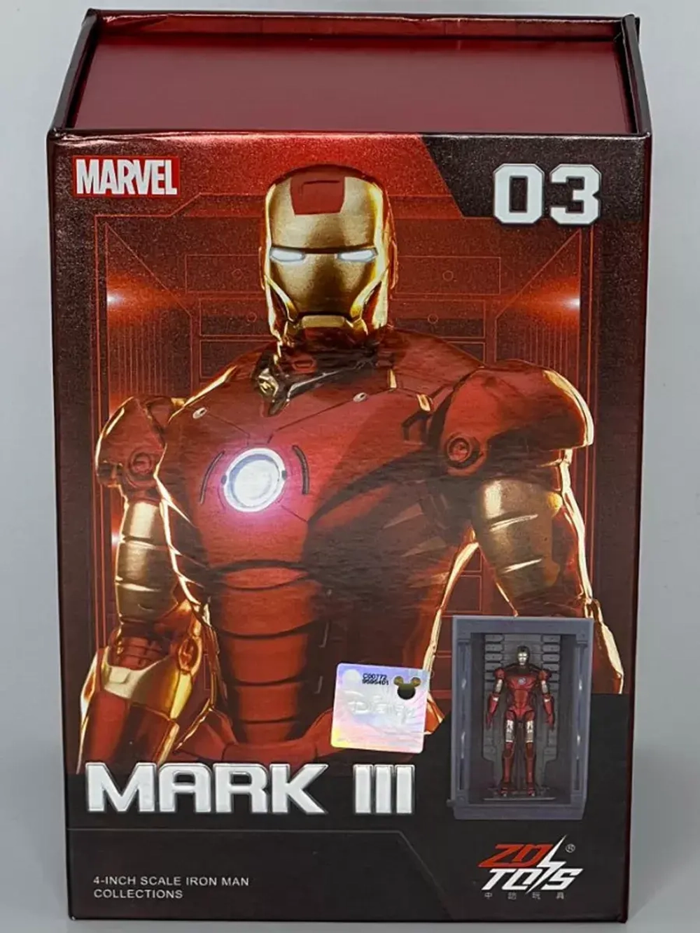 Фигурка Железный человек Марвел ZD Toys 1922-03 Mark 3