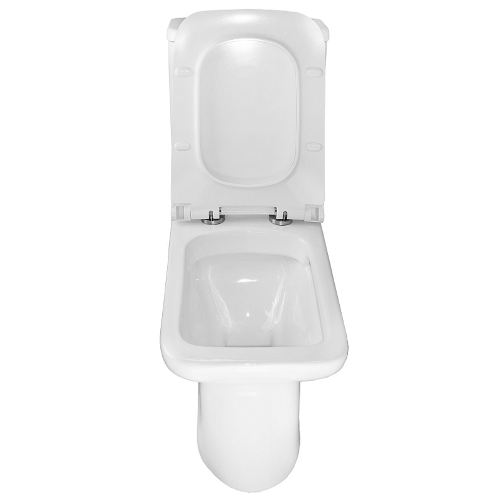 Унитаз-компакт Azario Glory 380х680х812 напольный, безободковый с быстросъемным сиденьем микролифт (AZ-49)