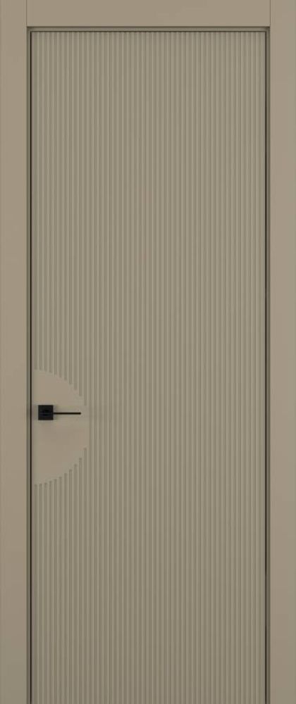 Дверь 6 VERTICAL Матовый Серо-бежевый