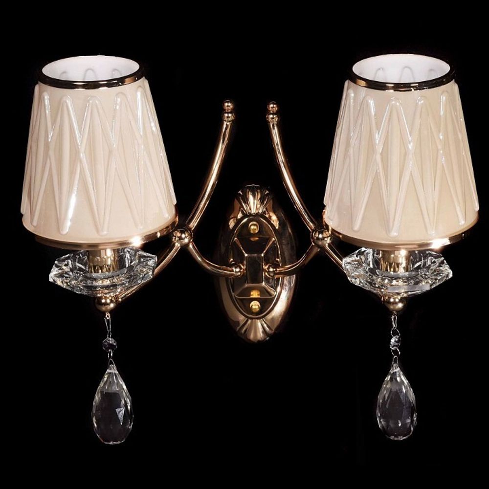 Бра LUMINA DECO Dominni LDW 9268-2 GD