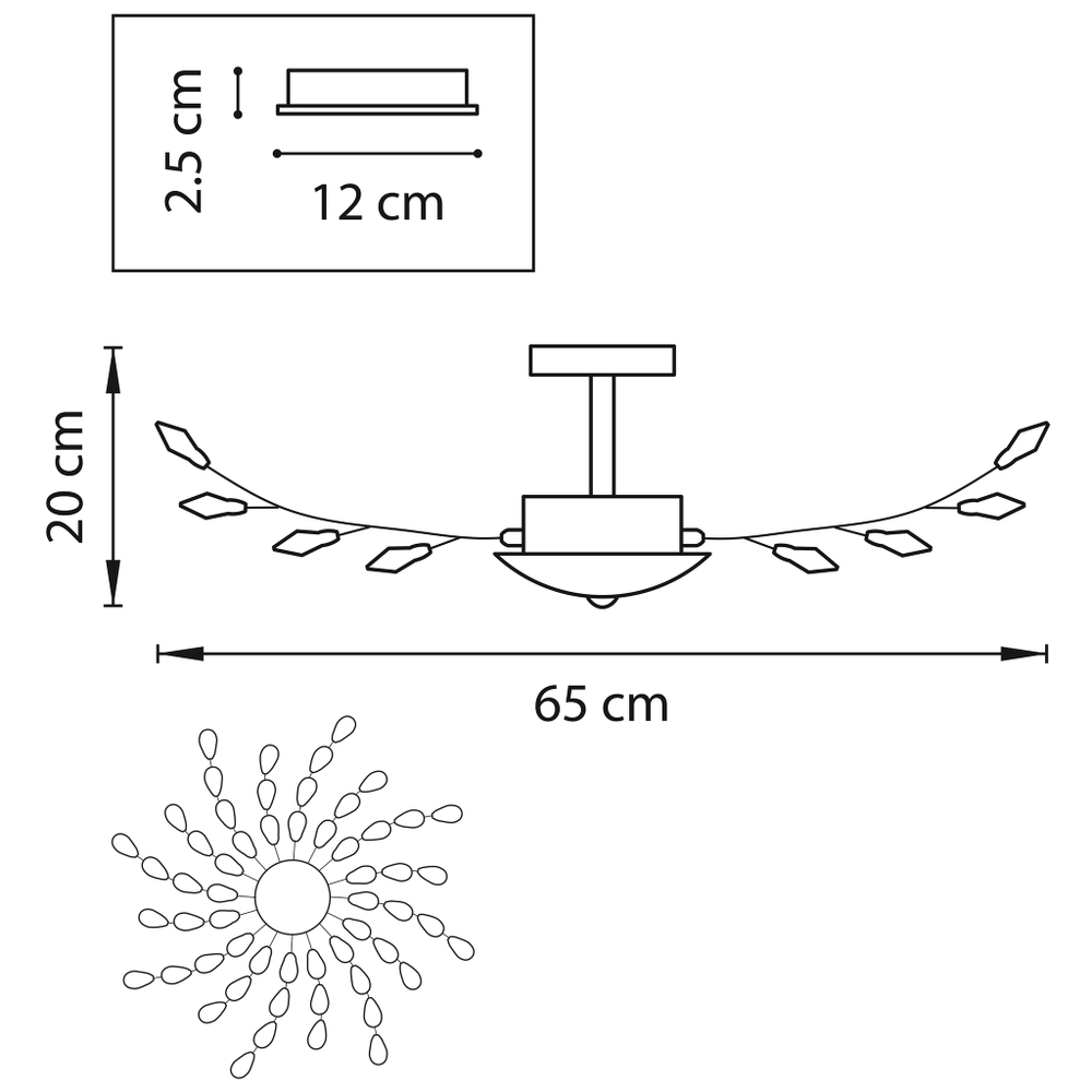 Потолочная люстра Isabelle Lightstar 791182