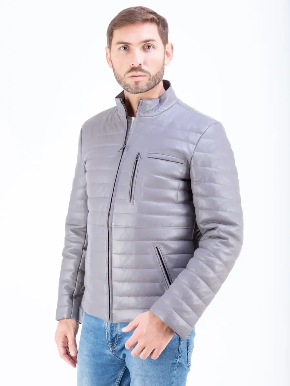 Куртка  мужская кожаная натуральная