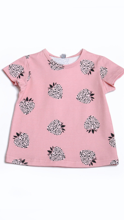 Футболка трикотажная для девочки 0-2 года Fleur de Vie