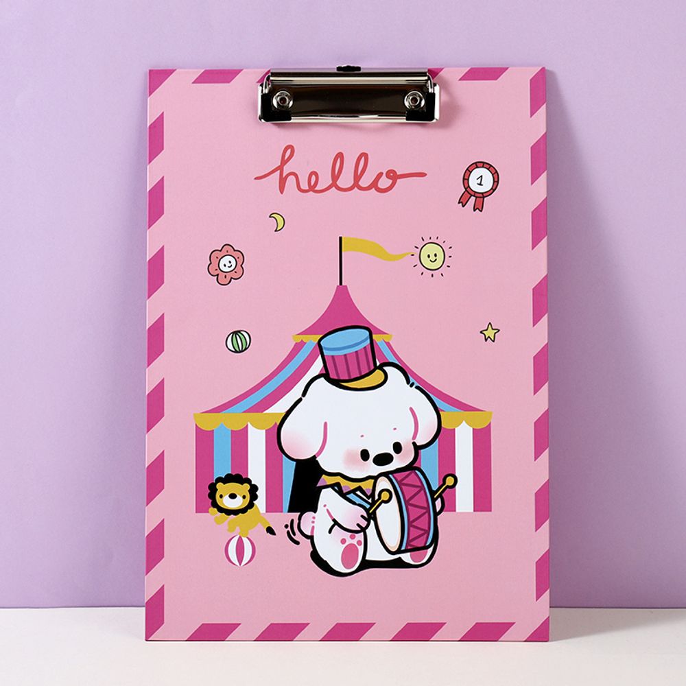 Планшет с зажимом &quot;Circus Puppy Pink&quot;