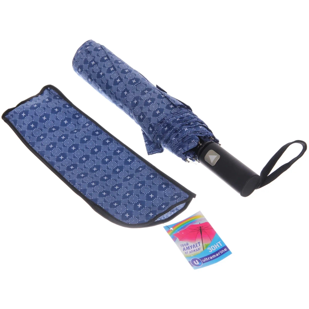 Зонт мужской полуавтомат «Ultramarine - Таро», микс 4 цвета, 8 спиц, d-96см, длина в слож. виде 28см