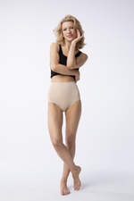 Высокие бесшовные трусики Amber Maxi High (Размер: XXL) (Цвет: телесный)