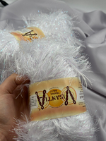 Пряжа VISANTIA "ТРАВКА САЛЮТ" / "TRAFKA SALUT" 80% полиэстер, 20% люрекс 5 шт. х 200 г 90 м ± 4 м №0067 молочный