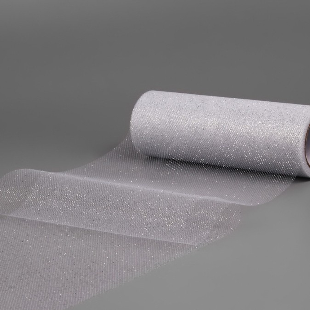 Фатин с глиттером 15 см