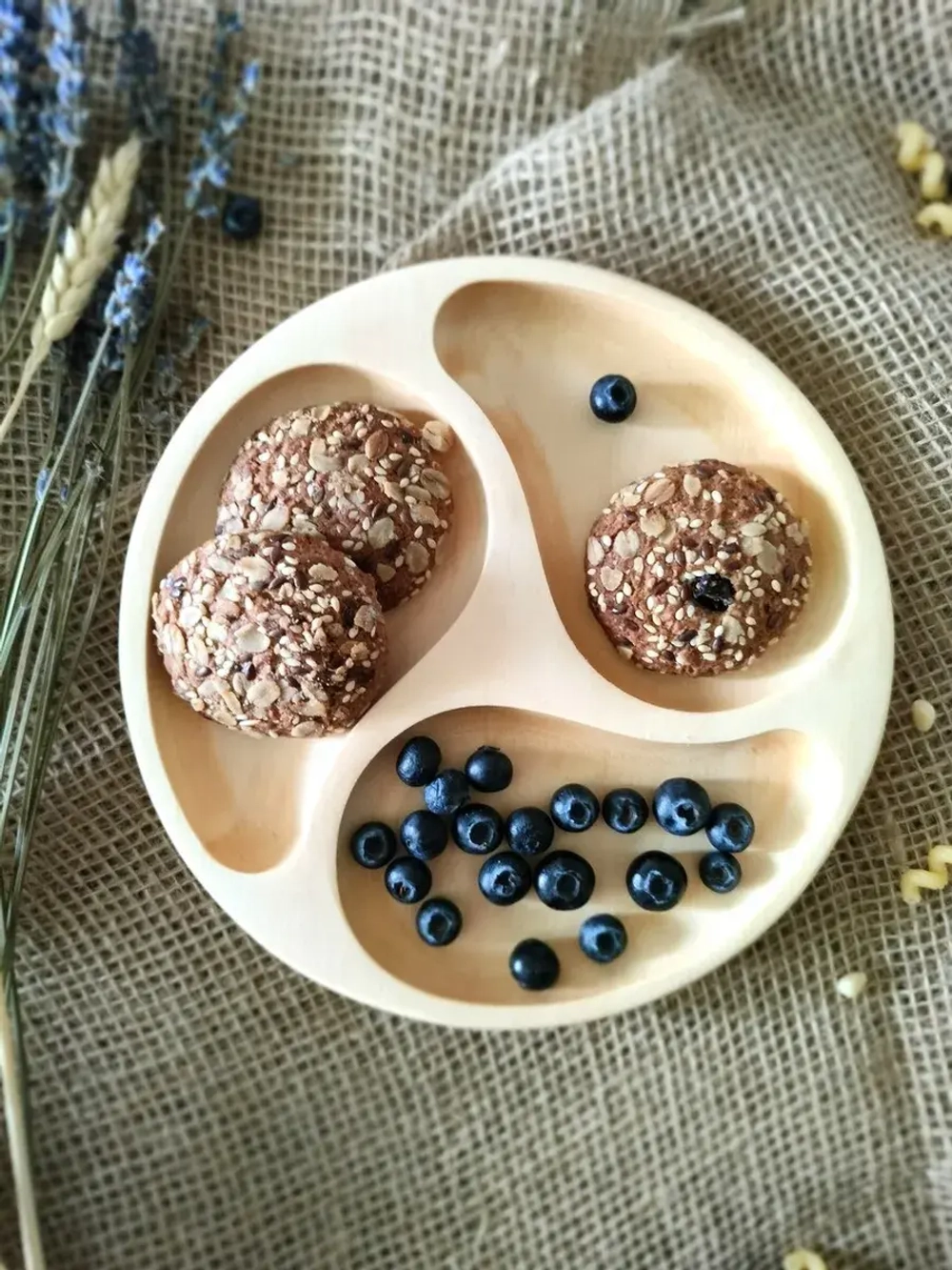 Менажница деревянная сервировочная из кедра для подачи