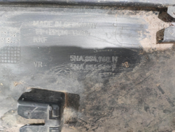 Накладка двери передней правой Volkswagen Tiguan 2 16-нв Б/У Оригинал 5NA854940N