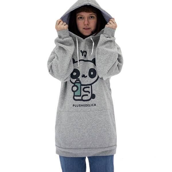 Худи Панда Серый - фото 1