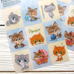 Наклейки «Котята»