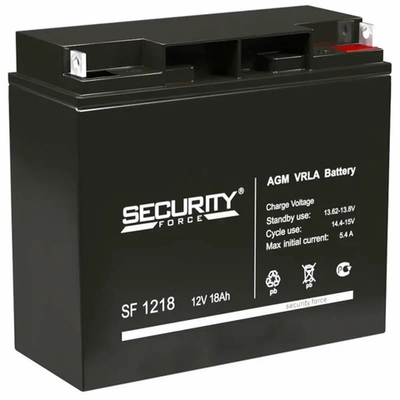Батарея аккумуляторная SF 1218 12 B, 18 Ач