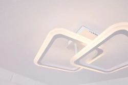 Люстра потолочная светодиодная Corpo 4030 , LED, цвет белый. Люстра с пультом управления, мощность 52 Вт. Светильник потолочный. Площадь освещения до 15 м2